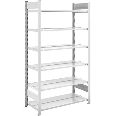 Scaffale archivio doppio lato grigio chiaro RAL 7035 - Scaffale di base Scaffale archivio doppio lato grigio chiaro RAL 7035 - Scaffale di base