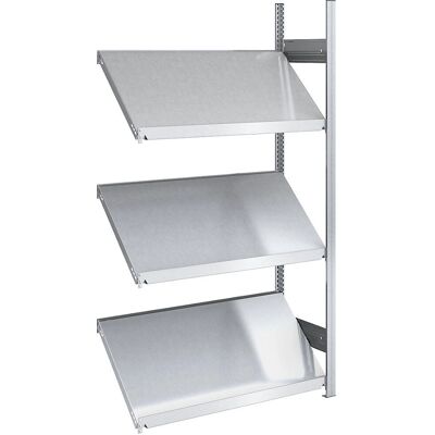hofe Verzinkte Schrägregal - 2000mm hoch, 1000mm breit hofe Verzinkte Schrägregal - 2000mm hoch, 1000mm breit