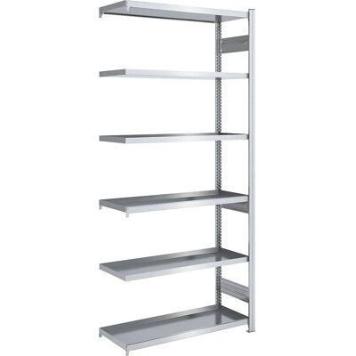 hofe Verzinktes Regalsystem - 2500mm Höhe, 1000mm Breite, 500mm Tiefe hofe Verzinktes Regalsystem - 2500mm Höhe, 1000mm Breite, 500mm Tiefe