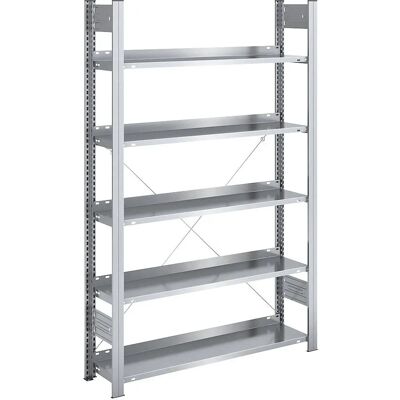 Scaffale Hofe - 1750mm - Modello base, zincato, monolaterale Scaffale Hofe - 1750mm - Modello base, zincato, monolaterale