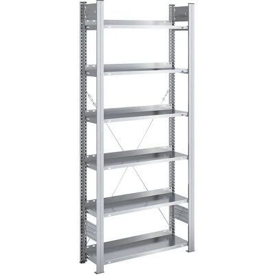 Soppalco Hofe - 2000mm, 750x300mm, 6 ripiani - Modello base Soppalco Hofe - 2000mm, 750x300mm, 6 ripiani - Modello base