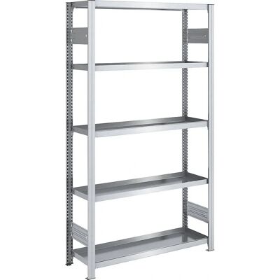 Hofe Verzinkte Regaleinheit - 2000mm Höhe, 1000mm Breite, 400mm Tiefe - Aufbewahrungslösung Hofe Verzinkte Regaleinheit - 2000mm Höhe, 1000mm Breite, 400mm Tiefe - Aufbewahrungslösung