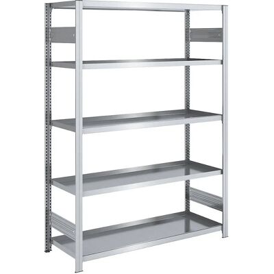 Hofe Verzinktes Regal - 2000mm Höhe, 1300mm Breite, 600mm Tiefe - Basistyp Hofe Verzinktes Regal - 2000mm Höhe, 1300mm Breite, 600mm Tiefe - Basistyp