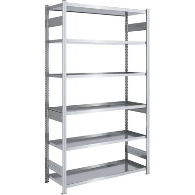 hofe Verzinkte Regaleinheit - Verstellbar, 6 Körbe, 2500mm hofe Verzinkte Regaleinheit - Verstellbar, 6 Körbe, 2500mm