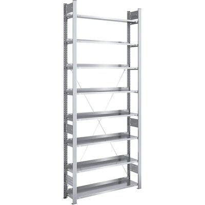 hofe Verzinkte einseitige Archivregale - 2700mm hoch, 1000x300mm hofe Verzinkte einseitige Archivregale - 2700mm hoch, 1000x300mm