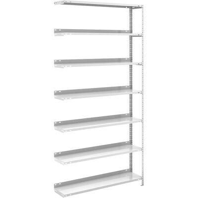 hofe Hellgraue Galvanisierte Regal - 2200 mm Erweiterung - Aufbewahrungssystem hofe Hellgraue Galvanisierte Regal - 2200 mm Erweiterung - Aufbewahrungssystem