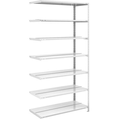 hofe Hellgraue RAL 7035 Stahlregal - 2200mm, beidseitig, erweiterbar hofe Hellgraue RAL 7035 Stahlregal - 2200mm, beidseitig, erweiterbar