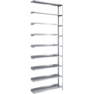 Scaffale archivio avvitabile galvanizzato - 2900mm, espandibile Scaffale archivio avvitabile galvanizzato - 2900mm, espandibile