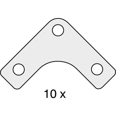 hofe Modell - Eckplatten - 10 Stück hofe Modell - Eckplatten - 10 Stück