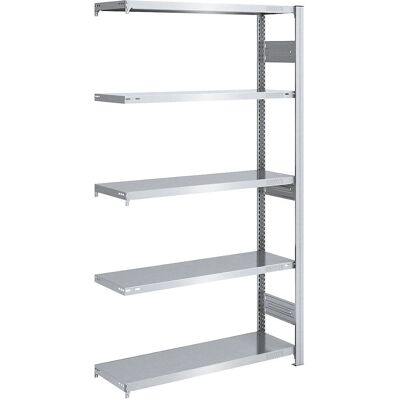 hofe Schwerlastregal verzinkt - 2000mm, 5 Böden, Erweiterung, Stahl hofe Schwerlastregal verzinkt - 2000mm, 5 Böden, Erweiterung, Stahl