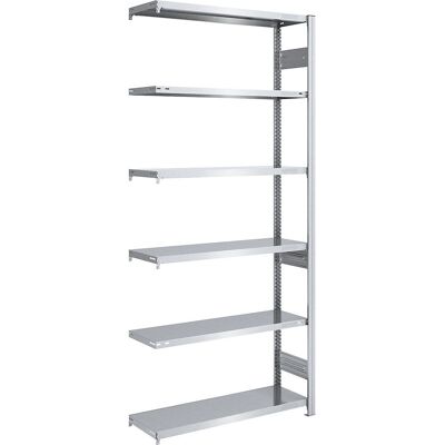 Hofe Schwerlastregal - 6 Böden, 2500mm - Verzinkert Hofe Schwerlastregal - 6 Böden, 2500mm - Verzinkert