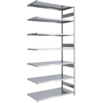 Hofe Schwerlastregal, verzinkt, 3000mm, 7 Böden, 1300x800mm Hofe Schwerlastregal, verzinkt, 3000mm, 7 Böden, 1300x800mm
