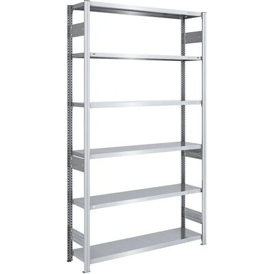 Hofe Schwer belastbarer Bilaterale Zinkregal - 2500mm - 6 Böden Hofe Schwer belastbarer Bilaterale Zinkregal - 2500mm - 6 Böden