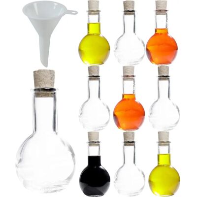 Viva domácí potřeby – 10 x små glasflaskor Tulipano 100ml - Glasflaskor Viva domácí potřeby – 10 x små glasflaskor Tulipano 100ml - Glasflaskor
