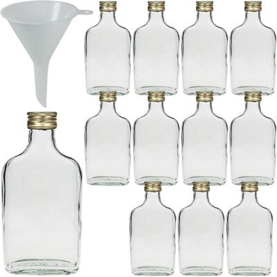 Set di Bottiglie in Vetro Mikken Viva - 200ml - Idea Regalo Set di Bottiglie in Vetro Mikken Viva - 200ml - Idea Regalo