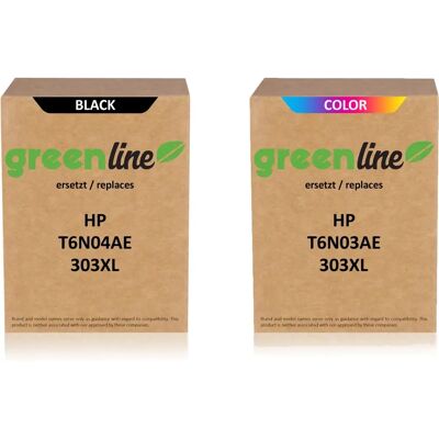 TonerPartner - greenline N9K08AE/304XL - 2x Printkopfpatronen - SchwarzFarbe - Tintenpatronen TonerPartner - greenline N9K08AE/304XL - 2x Printkopfpatronen - SchwarzFarbe - Tintenpatronen