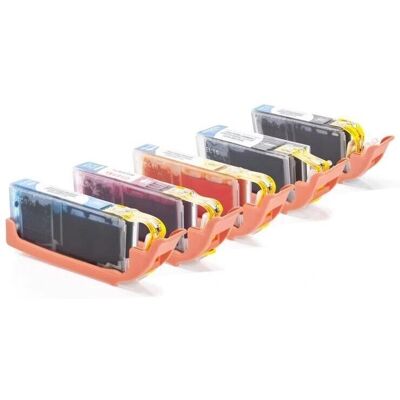 Inkadoo - CLI-551XL 6443B001 - 5er-Pack - Tintenpatrone Inkadoo - CLI-551XL 6443B001 - 5er-Pack - Tintenpatrone