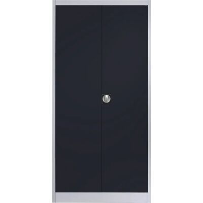 Mauser Stahl-Schrank - 4 Regale - RAL 9006/7035 Optionen Mauser Stahl-Schrank - 4 Regale - RAL 9006/7035 Optionen