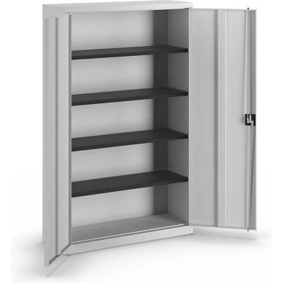Mauser Stahlschrank mit 4 Regalen - Metallschrank Mauser Stahlschrank mit 4 Regalen - Metallschrank
