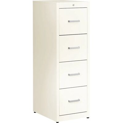 Armadio di stoccaggio Mauser - 4 cassetti, bianco Armadio di stoccaggio Mauser - 4 cassetti, bianco