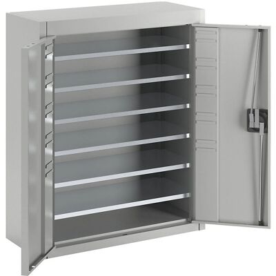 Armoire de Rangement Mauser - Étagères Ajustables - 820x680x280mm - Armoire - Publicité Armoire de Rangement Mauser - Étagères Ajustables - 820x680x280mm - Armoire - Publicité