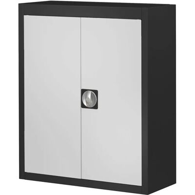 Mauser Lagerraum-Schrank - 820 x 680 x 280 mm - Stahl, Graue Türen Mauser Lagerraum-Schrank - 820 x 680 x 280 mm - Stahl, Graue Türen