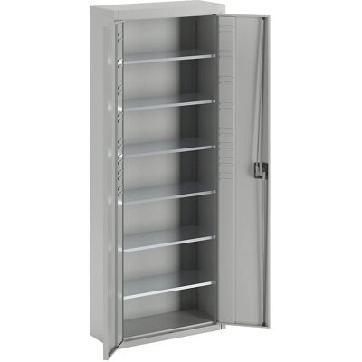 Mauser Lager Schrank - 1740x680x280mm - Hellgrau - Stahl - Verschließbar Mauser Lager Schrank - 1740x680x280mm - Hellgrau - Stahl - Verschließbar