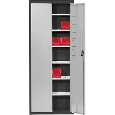 Mauser Lagerschrank - 1740 x 680 x 280 mm, Grau, Zweifarbig - Lagerregal Mauser Lagerschrank - 1740 x 680 x 280 mm, Grau, Zweifarbig - Lagerregal