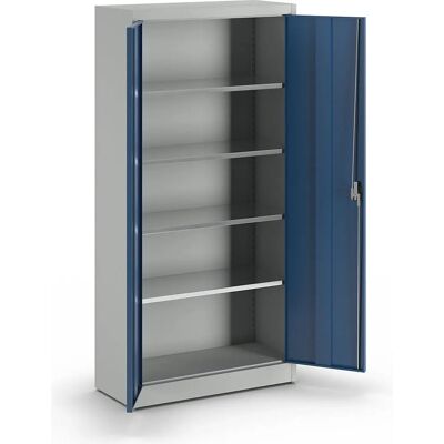 Armoire de stockage en acier lourd Mauser - 1950x950mm - Gris clair / Bleu genciana - Publicité Armoire de stockage en acier lourd Mauser - 1950x950mm - Gris clair / Bleu genciana - Publicité
