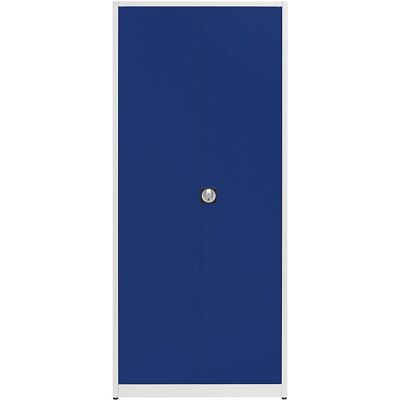 Mauser Universalschrank - Hellgrau / Ultramarinblau - Stauraum Mauser Universalschrank - Hellgrau / Ultramarinblau - Stauraum
