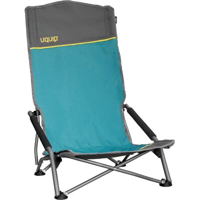 Uquip Sandy XL Krzesło Plażowe - Wysoka Podpórka, Składane, Stabilne - Niebieskie Uquip Sandy XL Krzesło Plażowe - Wysoka Podpórka, Składane, Stabilne - Niebieskie