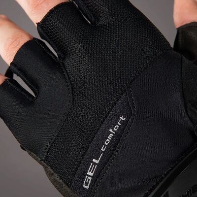 Rio Chiba - Unisex Gel Comfort Fahrradhandschuhe - Schwarz / L Rio Chiba - Unisex Gel Comfort Fahrradhandschuhe - Schwarz / L