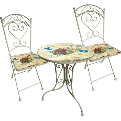 HTI-Line - GardenTableSet - Metall - 60 cm - Gartentisch HTI-Line - GardenTableSet - Metall - 60 cm - Gartentisch