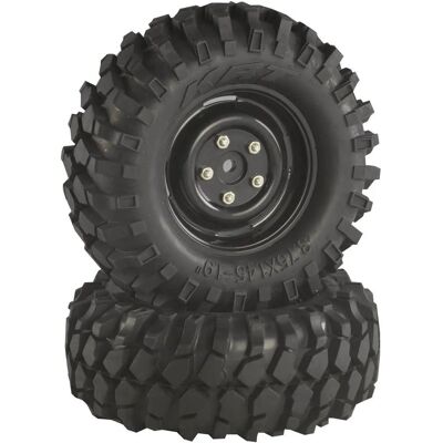 Roues Absima 1:10 Crawler V Block Tout-Terrain Noir - Roues - Publicité Roues Absima 1:10 Crawler V Block Tout-Terrain Noir - Roues - Publicité