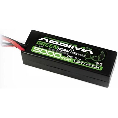 Absima 11,1V 5000mAh LiPo Batteripakke - Hardcase T-system Absima 11,1V 5000mAh LiPo Batteripakke - Hardcase T-system