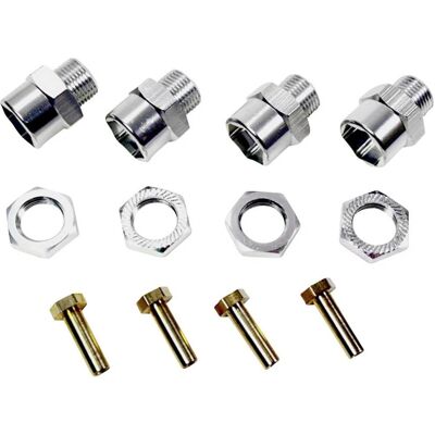 Absima Aluminium Felgenadapter Set - 12mm auf 17mm + 15mm Abstand - RC Auto Absima Aluminium Felgenadapter Set - 12mm auf 17mm + 15mm Abstand - RC Auto
