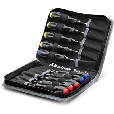Kit d'Outils Absima avec 10 Outils - Résistant, Compact, Polyvalent - Publicité Kit d'Outils Absima avec 10 Outils - Résistant, Compact, Polyvalent - Publicité