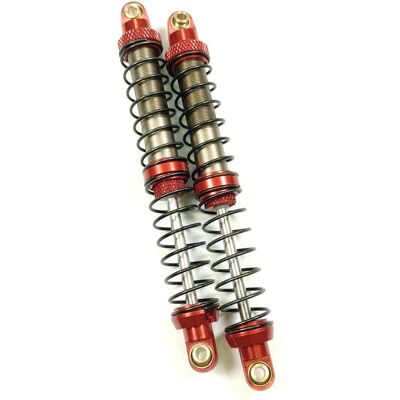 Absima 2330026 RC Schokdemper - Aluminium, 110mm, Rood/Koper Absima 2330026 RC Schokdemper - Aluminium, 110mm, Rood/Koper