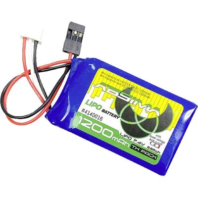 Absima - TX LiPo 2S 7.4V 1200mAh - Softcase - RC Battery Pack Absima - TX LiPo 2S 7.4V 1200mAh - Softcase - RC Battery Pack