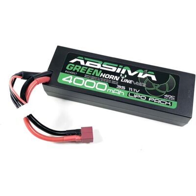 Absima Greenhorn 3S LiPo 4000mAh Hardcase - Pieza para RC Absima Greenhorn 3S LiPo 4000mAh Hardcase - Pieza para RC