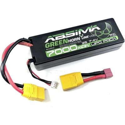 Absima Greenhorn 2S LiPo 7,4V 7000mAh Batería RC Absima Greenhorn 2S LiPo 7,4V 7000mAh Batería RC