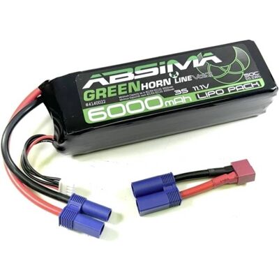 Absima 11.1V 6000mAh 3S 50C Akkupack - RC Batterie Absima 11.1V 6000mAh 3S 50C Akkupack - RC Batterie