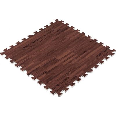Tapis d'exercice Gorilla Sports - Effet Bois Foncé - 100616-00100-0001 - Publicité Tapis d'exercice Gorilla Sports - Effet Bois Foncé - 100616-00100-0001 - Publicité