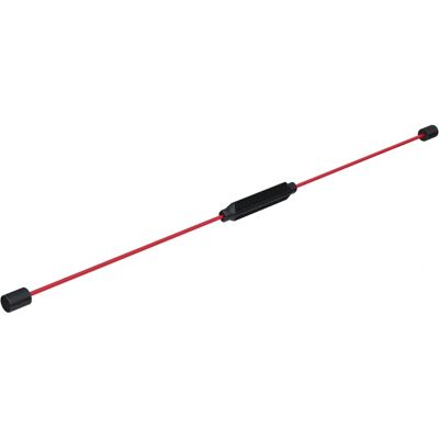 Gorilla Sports Röd/Black 160cm Fitnessstav Gorilla Sports Röd/Black 160cm Fitnessstav