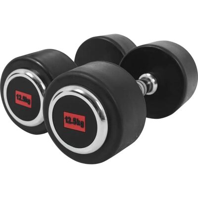 Gorilla Sports Handväsksset - 2x12,5kg Gummi Gorilla Sports Handväsksset - 2x12,5kg Gummi