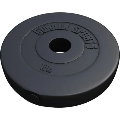 Disques de poids Gorilla Sports Basic - 51mm Ciment 1,25-15kg - Publicité Disques de poids Gorilla Sports Basic - 51mm Ciment 1,25-15kg - Publicité