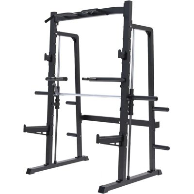 Gorilla Sports Power Rack - Stål, 96x213x207cm - Max 300kg Gorilla Sports Power Rack - Stål, 96x213x207cm - Max 300kg