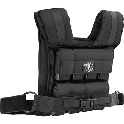 Gorilla Sports Justerbar viktväst - 10kg, 20kg, 30kg - Viktväst Gorilla Sports Justerbar viktväst - 10kg, 20kg, 30kg - Viktväst