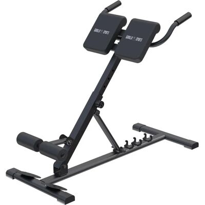Gorilla Sports Hyperextension Träningsbänk - Stöd för Nedre Rygg, Sammanfällbar Gorilla Sports Hyperextension Träningsbänk - Stöd för Nedre Rygg, Sammanfällbar