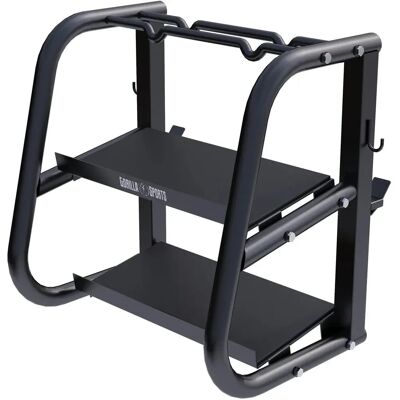 Gorilla Sports Viktställ MULTI - Support pour haltères à domicile - Publicité Gorilla Sports Viktställ MULTI - Support pour haltères à domicile - Publicité